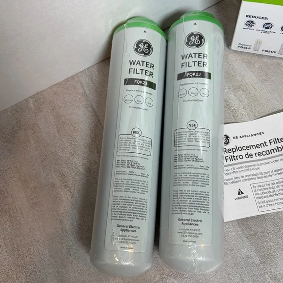 GE Replacement Water Filter Set FQK2J (Sealed) - Picture 4 of 7
